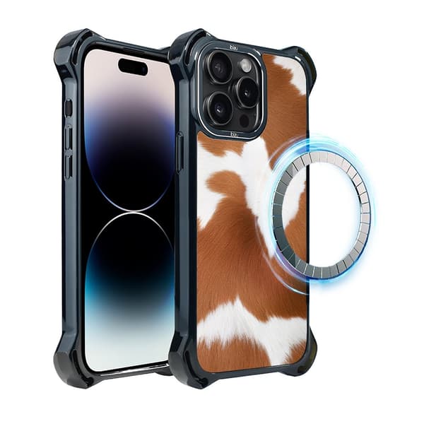 iPhone 14 Pro Max cover IBIZU DropGuard Ultra med MagSafe, Call of Nature, Alpine Cow