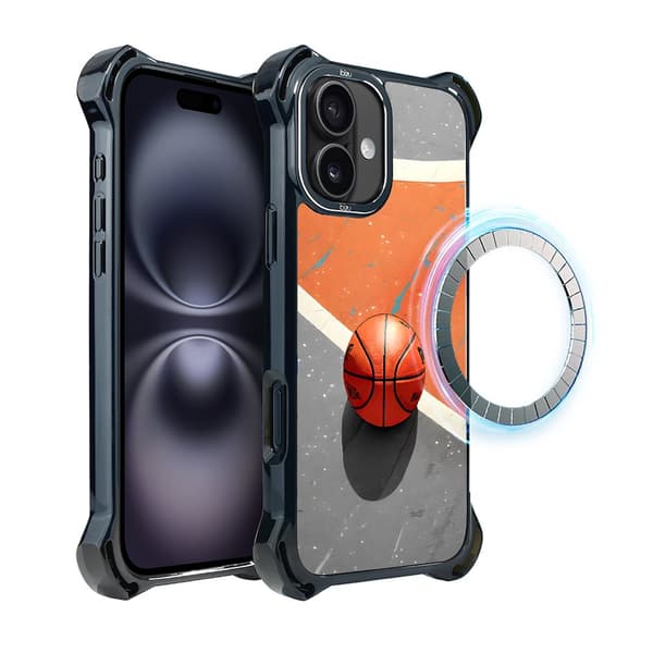 iPhone 16 -kotelo IBIZU DropGuard Ultra MagSafella, #Movella, koripallolla