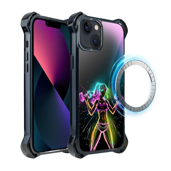 iPhone 13-skal IBIZU DropGuard Ultra med MagSafe, #ElectroMove, Fitnessvibration