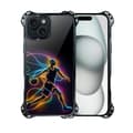 Miniatyrbild 2 av 8: iPhone 15-fodral IBIZU DropGuard Ultra med MagSafe, #ElectroMove, Basketball Spirit