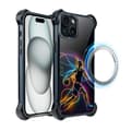 Miniatyrbild 1 av 8: iPhone 15-fodral IBIZU DropGuard Ultra med MagSafe, #ElectroMove, Basketball Spirit