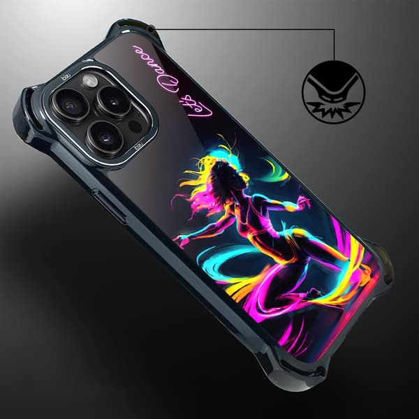 IBIZU DropGuard Ultra iPhone 15 Pro-cover med MagSafe, #ElectroMove, Dance Rhythm
