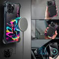 Miniatyrbillede 8 af 8: IBIZU DropGuard Ultra iPhone 15 Pro-cover med MagSafe, #ElectroMove, Dance Rhythm