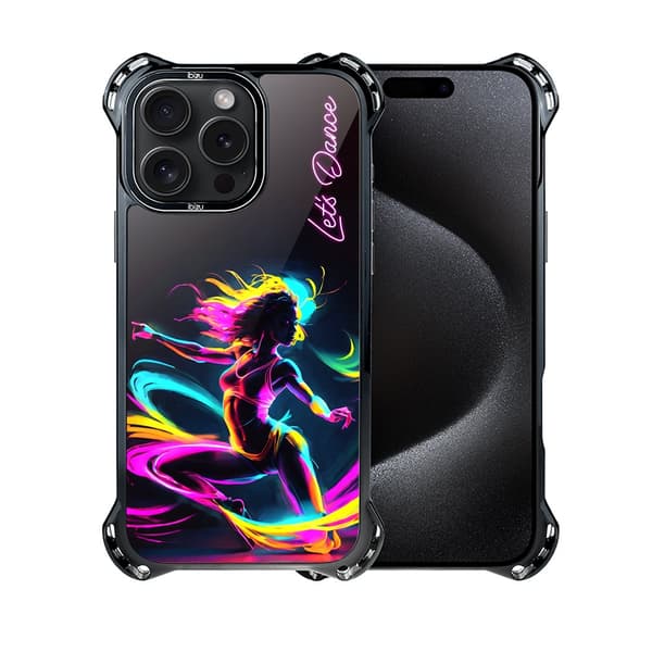 IBIZU DropGuard Ultra iPhone 15 Pro-cover med MagSafe, #ElectroMove, Dance Rhythm