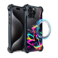 Miniatyrbillede 1 af 8: IBIZU DropGuard Ultra iPhone 15 Pro-cover med MagSafe, #ElectroMove, Dance Rhythm