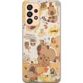 Pikkukuva 1 / 3: Samsung Galaxy A33 5G Läpinäkyvä kuori Kawaii capybara mobilskal med gulliga djurmotiv