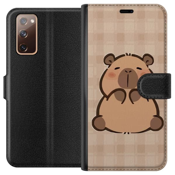 Samsung Galaxy S20 FE Lommeboketui Mobilskal kawaii capybara flera figurer japansk stil