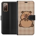 Miniatyrbilde 1 av 3: Samsung Galaxy S20 FE Lommeboketui Mobilskal kawaii capybara flera figurer japansk stil