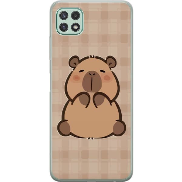 Samsung Galaxy A22 5G Genomskinligt Skal Mobilskal kawaii capybara flera figurer japansk stil