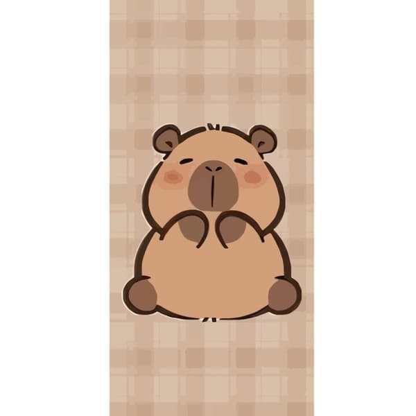 Apple iPhone 13 Pro Tegnebogsetui Mobilskal kawaii capybara flera figurer japansk stil