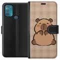 Miniatyrbild 1 av 3: Motorola Moto G50 Plånboksfodral Mobilskal kawaii capybara flera figurer japansk stil