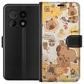 Miniatyrbilde 1 av 3: OnePlus 10 Pro Lommeboketui Kawaii capybara mobilskal med gulliga djurmotiv
