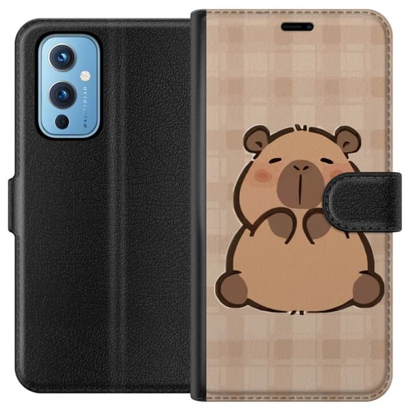 OnePlus 9 Lompakkokotelo Mobilskal kawaii capybara flera figurer japansk stil