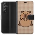 Miniatyrbillede 1 af 3: Samsung Galaxy A15 5G Tegnebogsetui Mobilskal kawaii capybara flera figurer japansk stil