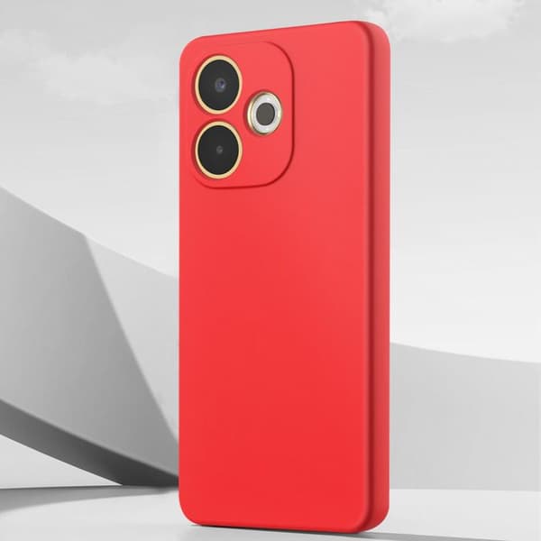 Coque för Oppo A5 Pro Skydd i Silikon Soft-Touch Röd
