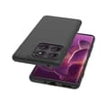 Pikkukuva 4 / 4: SKALO Motorola Edge 60 Pro 5G Mattamusta Ultraohut TPU Suojakuori - Musta
