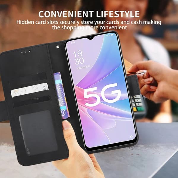 SKALO Motorola Edge 60 Pro 5G 6-FACK Plånboksfodral - Svart