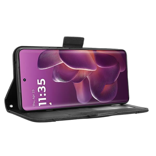 SKALO Motorola Edge 60 Pro 5G 6-FACK Plånboksfodral - Svart