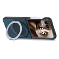 Miniatyrbild 3 av 11: SKALO Motorola Razr 60 Ultra 5G D21 Kickstand Retro PU-Läder Skal - Blå