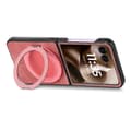 Pikkukuva 3 / 11: SKALO Motorola Razr 60 Ultra 5G D21 Kickstand Retro PU-Nahka Suojakuori - Pinkki