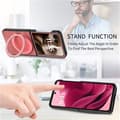 Pikkukuva 9 / 11: SKALO Motorola Razr 60 Ultra 5G D21 Kickstand Retro PU-Nahka Suojakuori - Pinkki