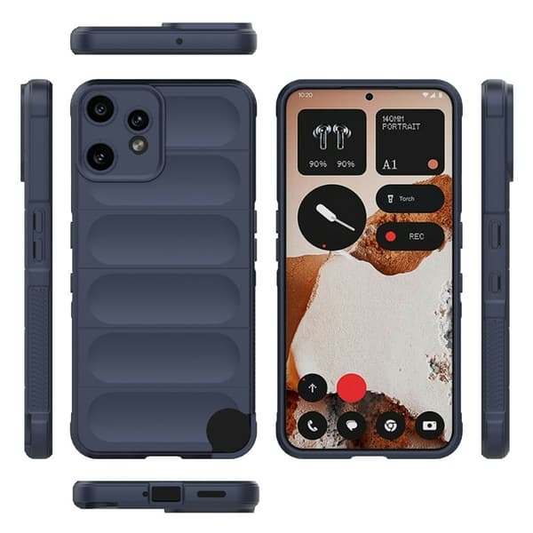 SKALO Nothing CMF Phone 2 Pro Rugged Bumpers TPU Skal - Mörkblå