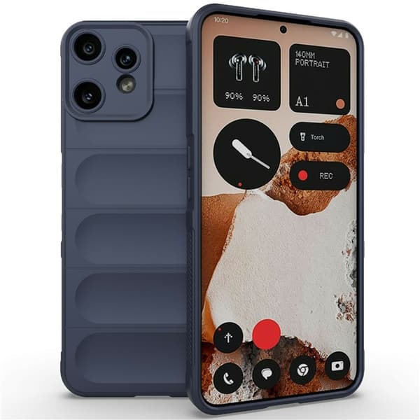 SKALO Nothing CMF Phone 2 Pro Rugged Bumpers TPU Skal - Mörkblå