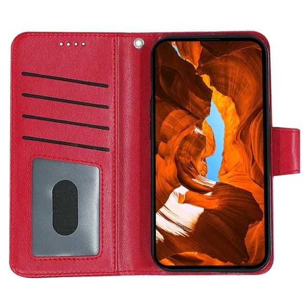 SKALO Nothing CMF Phone 2 Pro PU-Läder Plånboksfodral - Röd