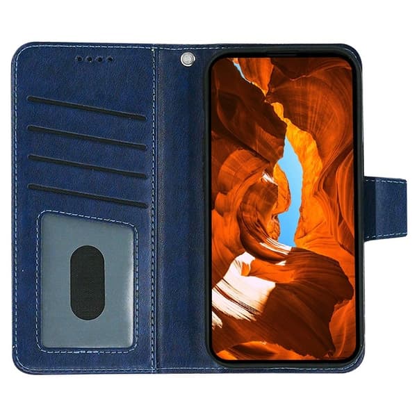 SKALO Nothing CMF Phone 2 Pro PU-Läder Plånboksfodral - Blå