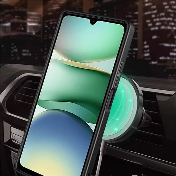 SKALO Xiaomi Redmi A5 4G Armor Hybrid Magneettirengas Suojakuori - Ruusukulta