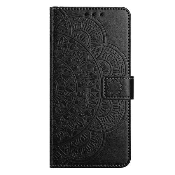 SKALO Xiaomi Redmi A5 4G Mandala Flower Plånboksfodral - Svart