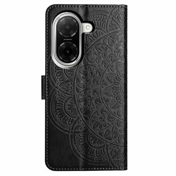 SKALO Xiaomi Redmi A5 4G Mandala Flower Plånboksfodral - Svart