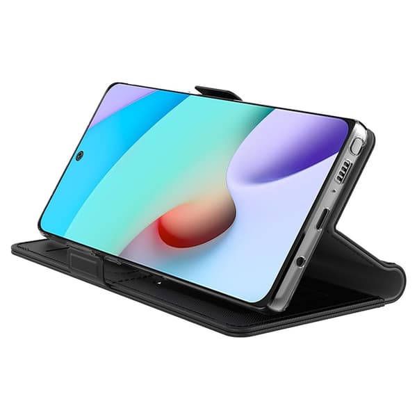 SKALO Xiaomi Redmi A5 4G Korthållare Spegel Plånboksfodral - Svart
