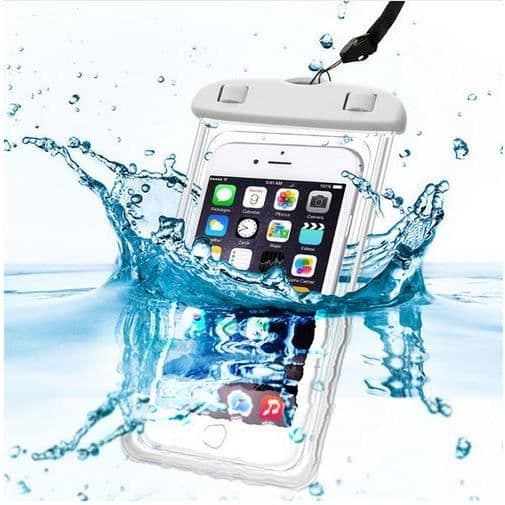 [Kompatibel OnePlus] Vattentät Vit Fodral Skyddande Plast Imperméable Vattentät [Phonillico®]