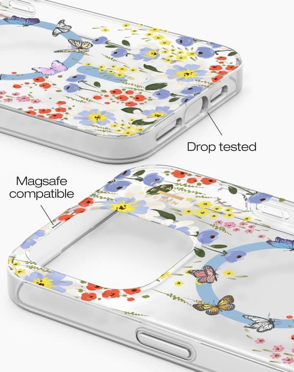 Clear Case MagSafe iPhone 15 Pro Max Artistic Garden