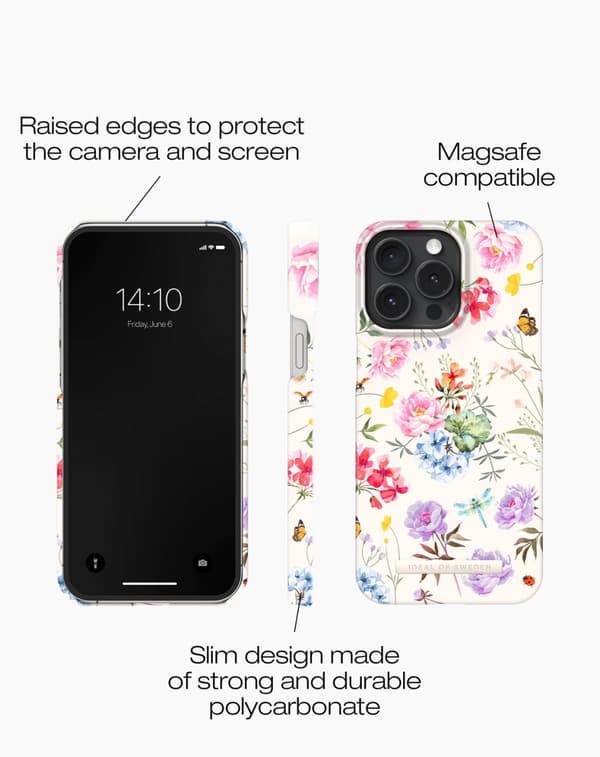 Printed Case MagSafe iPhone 15 Pro Max Forever Flower