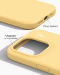 Pikkukuva 4 / 7: Silicone Case MagSafe iPhone 14 Pro Soft Lemon