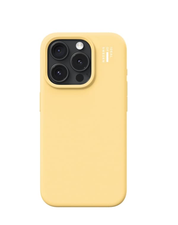 Silicone Case MagSafe iPhone 14 Pro Soft Lemon
