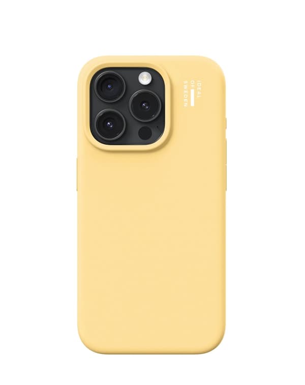 Silicone Case MagSafe iPhone 14 Pro Soft Lemon