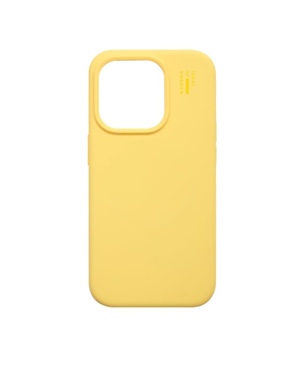 Silicone Case MagSafe iPhone 14 Pro Soft Lemon