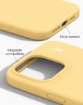 Pikkukuva 4 / 7: Silicone Case MagSafe iPhone 14 Pro Max Soft Lemon