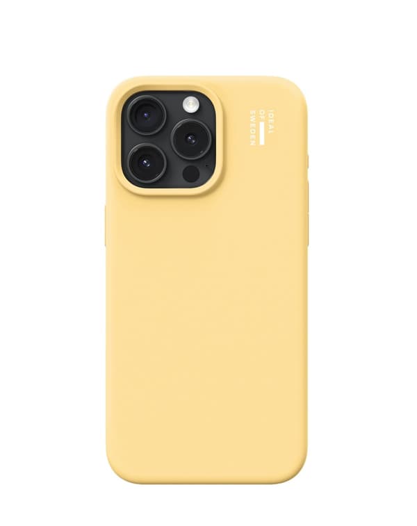 Silicone Case MagSafe iPhone 14 Pro Max Soft Lemon