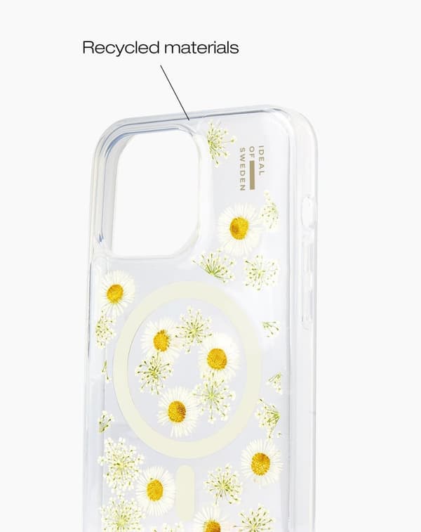 Clear Case MagSafe iPhone 15 Pro Max Daisy Bloom