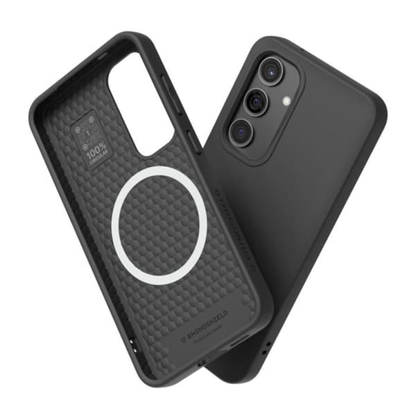 Coque för Samsung Galaxy S24 Magnetisk SolidSuit ShockSpread Rhinoshield Svart