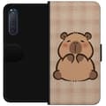 Miniatyrbilde 1 av 3: Sony Xperia 5 II Lommeboketui Mobilskal kawaii capybara flera figurer japansk stil