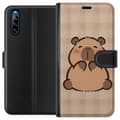 Miniatyrbillede 1 af 3: Sony Xperia L4 Tegnebogsetui Mobilskal kawaii capybara flera figurer japansk stil