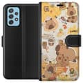 Miniatyrbilde 1 av 3: Samsung Galaxy A52 5G Lommeboketui Kawaii capybara mobilskal med gulliga djurmotiv