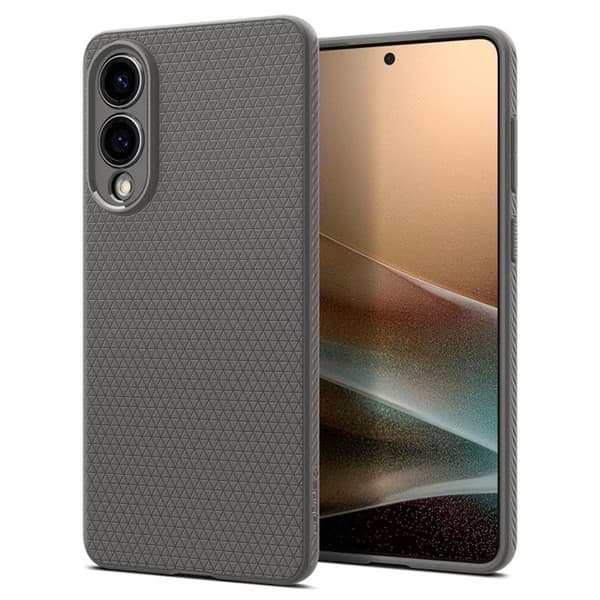Spigen Liquid Air - Skal för Samsung Galaxy S25 Edge (marmorgrå)
