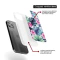 Miniatyrbild 6 av 6: Coque i förstärkt silikon med tryck kompatibel med Samsung Galaxy S24 FE Tropical Aquarelle