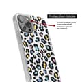 Miniatyrbild 4 av 6: Coque i silikonförstärkt med tryck kompatibel med Apple iPhone 15 Pro Leopard färgglad